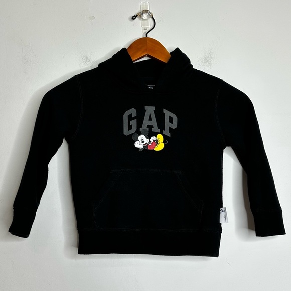 GAPKids X Disney Mickey Mouse Logo Hoodie Size 5 - Picture 2 of 8